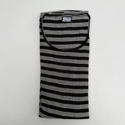 NØRGAARD PAA STRØGET 101 REGULAR BW STRIPE BLACK/ECRU